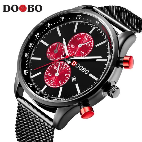 wristwatches men's quartz watches fashion casual full steel sports men business relojes watch relogio masculino doobo d036, Slivery;brown
wristwatches men's quartz watches fashion casual full steel sports men business relojes watch relogio masculino doobo d036, Slivery;brown