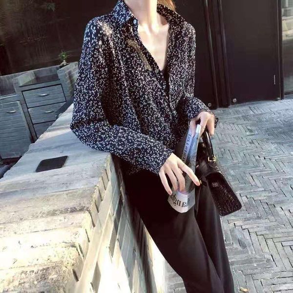 women's blouses & shirts black floral shirt for design, White
women's blouses & shirts black floral shirt for design, White