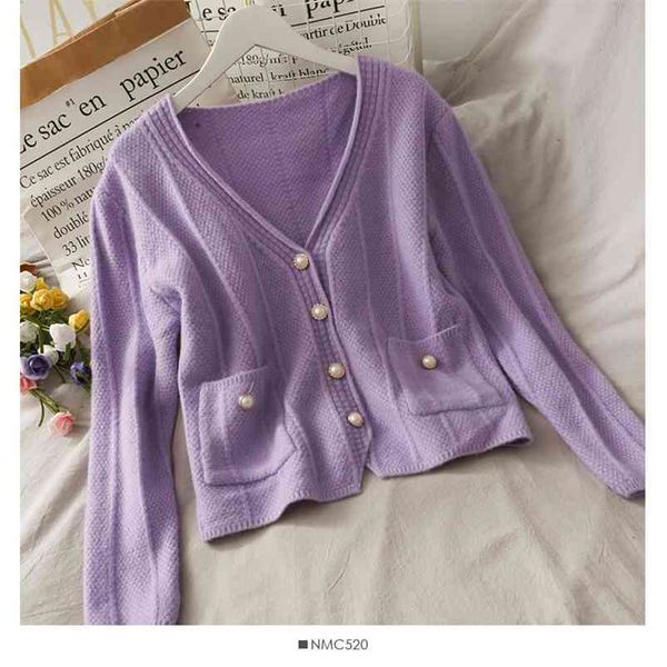 women's spring autumn sweater korean pure color striped pearl button knitted cardigan loose female coats gx821 210507, White;black
women's spring autumn sweater korean pure color striped pearl button knitted cardigan loose female coats gx821 210507, White;black