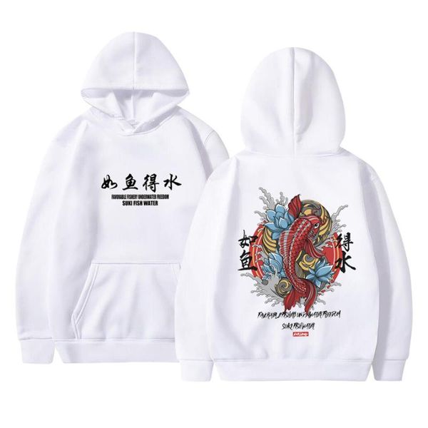men's hoodies & sweatshirts japanese koi product cool hoodie 2021 fashion hip hop casual sweatshirt streetwear men's/women's, Black
men's hoodies & sweatshirts japanese koi product cool hoodie 2021 fashion hip hop casual sweatshirt streetwear men's/women's, Black