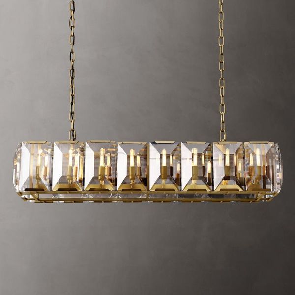 pendant lamps light luxury copper chandelier villa living room dining bar crystal long post-modern creative lighting
pendant lamps light luxury copper chandelier villa living room dining bar crystal long post-modern creative lighting