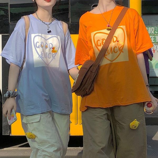 women t-shirts summer casual loose short sleeve girls cotton female student tees streetwear tshirt harajuku pd071 women's t-shirt, White
women t-shirts summer casual loose short sleeve girls cotton female student tees streetwear tshirt harajuku pd071 women's t-shirt, White
