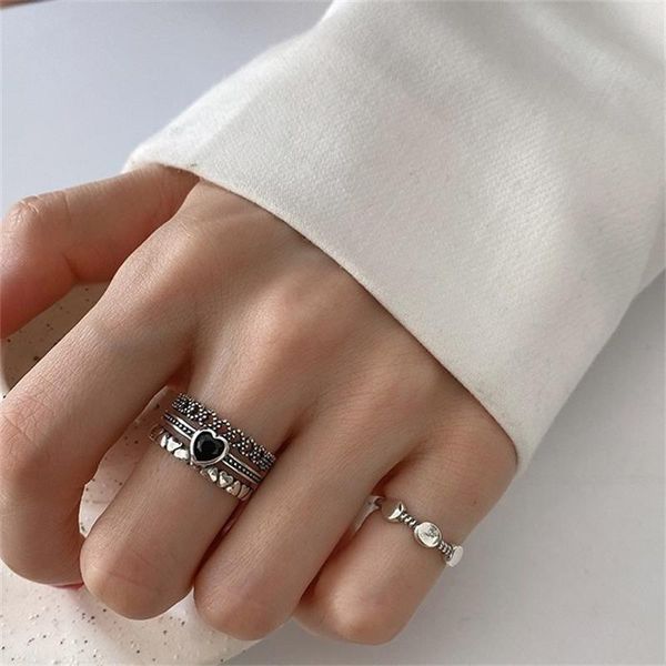 cluster rings ins personality retro sweet cute love heart ring adjustable multi-layer for women girls fashion jewelry gift, Golden;silver
cluster rings ins personality retro sweet cute love heart ring adjustable multi-layer for women girls fashion jewelry gift, Golden;silver