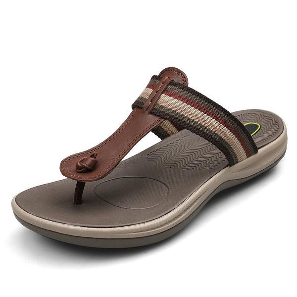 slippers genuine leather men flip flops brown summer outside casual shoes size for man sliper 46 47, Black
slippers genuine leather men flip flops brown summer outside casual shoes size for man sliper 46 47, Black