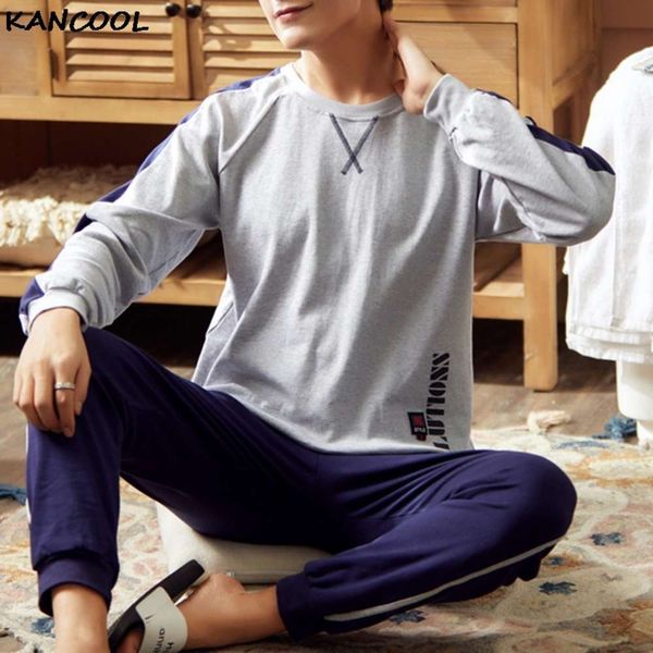 pajamas men's kancool new sets lent men cartoon letter print pocket casual fashion katoen elastic waist hombre, Black;brown
pajamas men's kancool new sets lent men cartoon letter print pocket casual fashion katoen elastic waist hombre, Black;brown