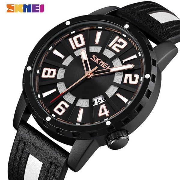 wristwatches skmei mens quartz watches creative luminous pointer men waterproof leather strap date time watch reloj hombre, Slivery;brown
wristwatches skmei mens quartz watches creative luminous pointer men waterproof leather strap date time watch reloj hombre, Slivery;brown