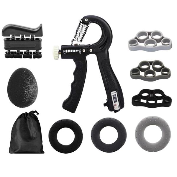 hand grips 9pcs/set adjustable heavy gripper fitness exerciser grip wrist increase strength spring finger pinch carpal expander
hand grips 9pcs/set adjustable heavy gripper fitness exerciser grip wrist increase strength spring finger pinch carpal expander