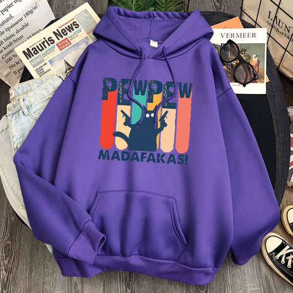 pew madafakas print men's loose long sve wool casual wear cartoon retro animation hip hop hoodie, Black
pew madafakas print men's loose long sve wool casual wear cartoon retro animation hip hop hoodie, Black