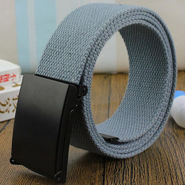 belts high qualtiy men belt male casual buckle canvas webbing waistband army tactical waist, Black;brown
belts high qualtiy men belt male casual buckle canvas webbing waistband army tactical waist, Black;brown