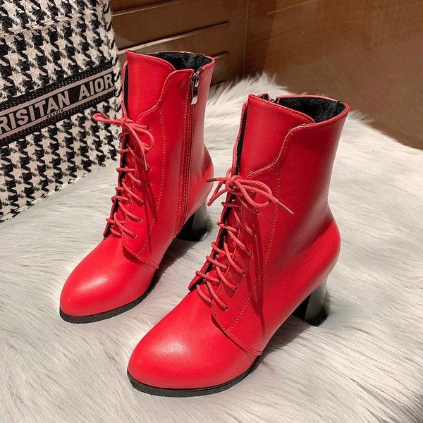 boots fashion ankle women platform high heels 7cm female lace up women's shoes zipper woman short boot ladies footwear, Black
boots fashion ankle women platform high heels 7cm female lace up women's shoes zipper woman short boot ladies footwear, Black