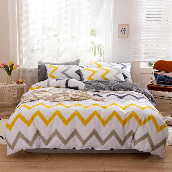 bedding sets cotton nordic printing four piece set, streamer geometry of student and children's dormitory
bedding sets cotton nordic printing four piece set, streamer geometry of student and children's dormitory