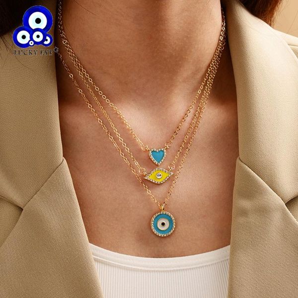pendant necklaces lucky eye heart turkish evil round necklace gold color long chain for women girls fashion jewelry le522, Silver
pendant necklaces lucky eye heart turkish evil round necklace gold color long chain for women girls fashion jewelry le522, Silver