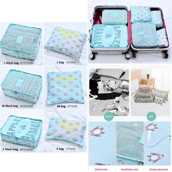 toiletry kits 6pcs portable travel storage bag clothes packing cube luggage organizer set
toiletry kits 6pcs portable travel storage bag clothes packing cube luggage organizer set