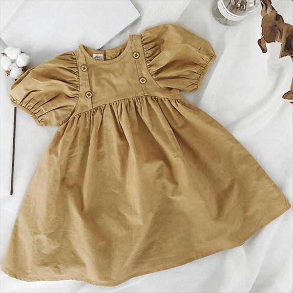 girls summer childrens wear girl dress koreansolid color retro high waist bubble sleeve princess, Red;yellow
girls summer childrens wear girl dress koreansolid color retro high waist bubble sleeve princess, Red;yellow