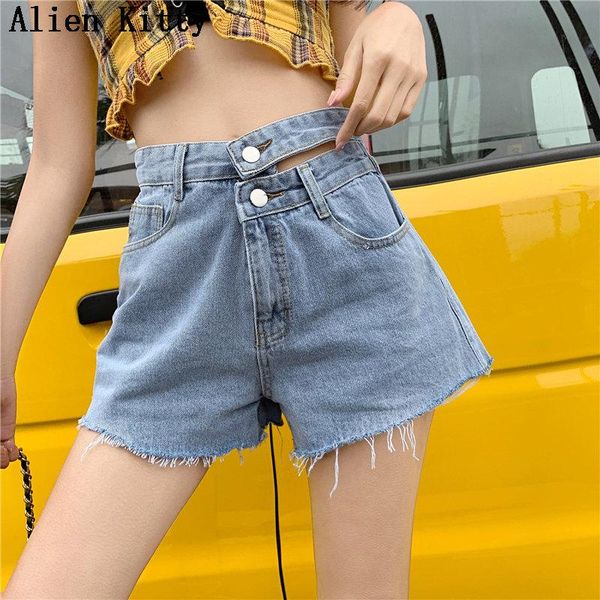 women's shorts alien kitty korea chic pockets casual simple summer irregular women high waist loose solid fresh plus size blue short, White;black
women's shorts alien kitty korea chic pockets casual simple summer irregular women high waist loose solid fresh plus size blue short, White;black