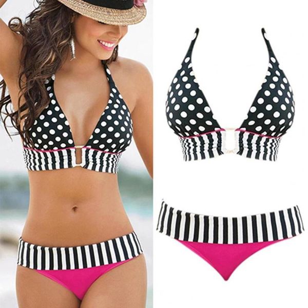 women's swimwear dots push-up bikini set bandeau padded bra beachwear swimsuits 2021 female swimming, White;black
women's swimwear dots push-up bikini set bandeau padded bra beachwear swimsuits 2021 female swimming, White;black