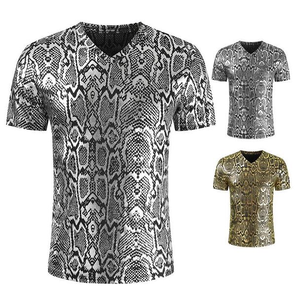 men's t-shirts men clothing 2021 summer casual banquet printing fashion slim short-sleeved v-neck shiny t-shirt, White;black
men's t-shirts men clothing 2021 summer casual banquet printing fashion slim short-sleeved v-neck shiny t-shirt, White;black