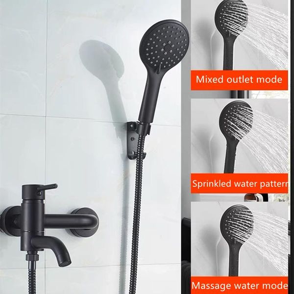bathroom shower sets faucet black brass wall abs hand switch head cold water bathtub mixer tap
bathroom shower sets faucet black brass wall abs hand switch head cold water bathtub mixer tap