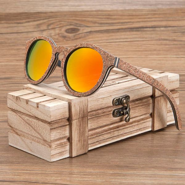 vogel bobo wooden cork frame polarized sunglasses uv protection eyelets female sun, Black
vogel bobo wooden cork frame polarized sunglasses uv protection eyelets female sun, Black