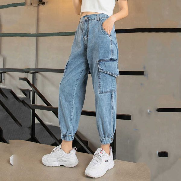 autumn jeans cargo pant denim joggers elastic waist stretch women's casual vintage wash loose fit ripped 210531, Blue
autumn jeans cargo pant denim joggers elastic waist stretch women's casual vintage wash loose fit ripped 210531, Blue