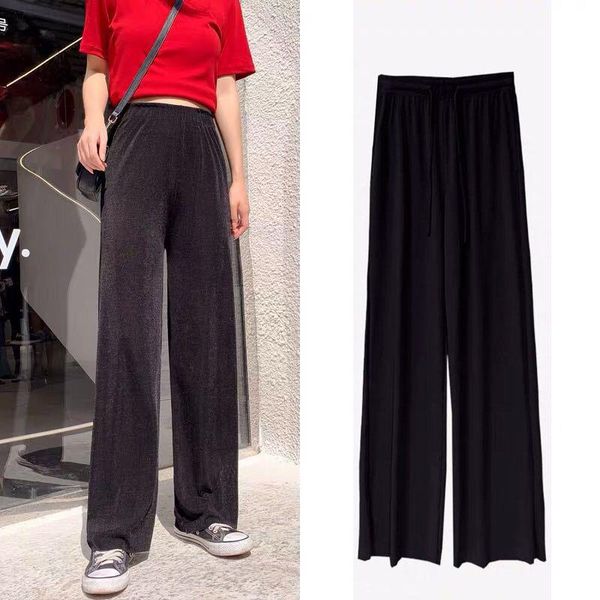 women's pants & capris wide leg joggers women elegant casual korean style sweatpants black trousers clothes summer 2021 pantalon femme, Black;white
women's pants & capris wide leg joggers women elegant casual korean style sweatpants black trousers clothes summer 2021 pantalon femme, Black;white