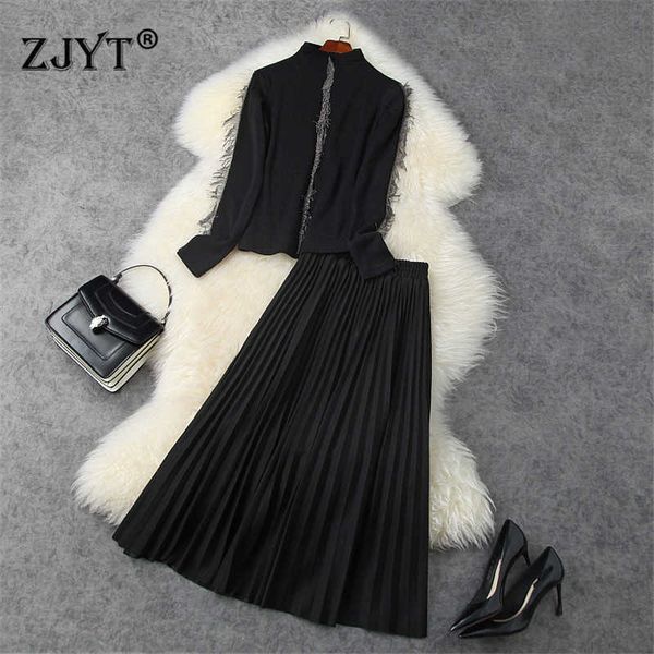 fashion autumn winter women runway designers long sleeve bead tassel pullover sweater and skirt suit 2 piece sets outfit 210601, White
fashion autumn winter women runway designers long sleeve bead tassel pullover sweater and skirt suit 2 piece sets outfit 210601, White