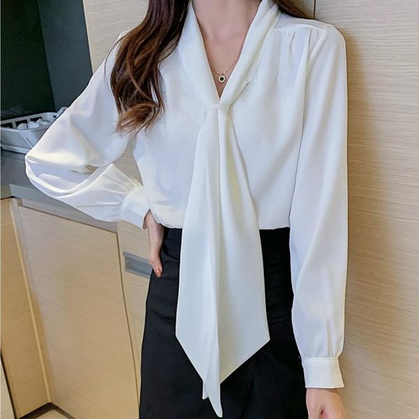 brand women elegant shirt long tie collar sleeve chiffon blouse womens office lady shirts chemise blusa women's blouses &, White
brand women elegant shirt long tie collar sleeve chiffon blouse womens office lady shirts chemise blusa women's blouses &, White