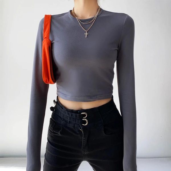 women patchwork tee o-neck thin fitness stretch lady long sleeve crop t shirts fashion brief paragraph mujer women's t-shirt, White
women patchwork tee o-neck thin fitness stretch lady long sleeve crop t shirts fashion brief paragraph mujer women's t-shirt, White