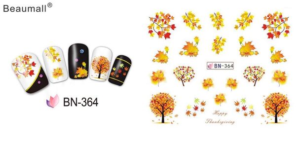 thanksgiving autumn designs,fashion nails art manicure water decals transfer stickers for tips beauty1, Black
thanksgiving autumn designs,fashion nails art manicure water decals transfer stickers for tips beauty1, Black