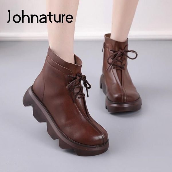 boots johnature genuine leather zip women shoes platform 2021 wedges round toe leisure concise lace-up winter ladies, Black
boots johnature genuine leather zip women shoes platform 2021 wedges round toe leisure concise lace-up winter ladies, Black