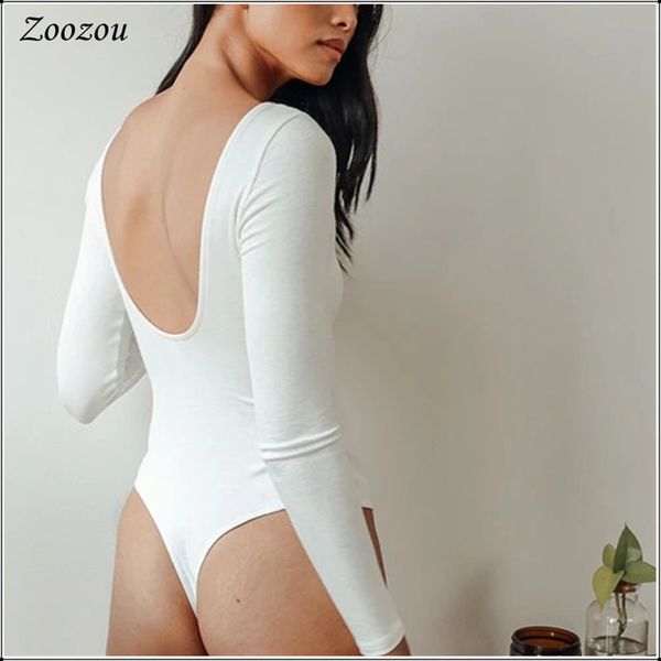 2021 women backless bodysuits casual long sleeve o neck solid color bodysuit romper bodycon slim bodysuits clothes custom, Black;white
2021 women backless bodysuits casual long sleeve o neck solid color bodysuit romper bodycon slim bodysuits clothes custom, Black;white