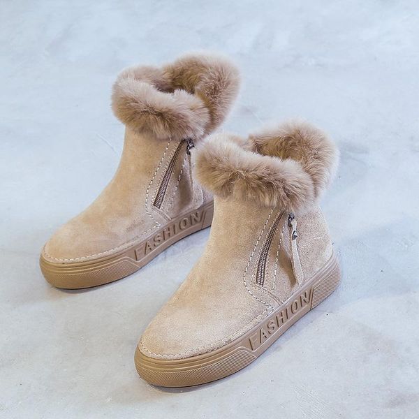 boots winter women fur ankle snow for khaki black zipper flat platform 2021 fashion designer
boots winter women fur ankle snow for khaki black zipper flat platform 2021 fashion designer