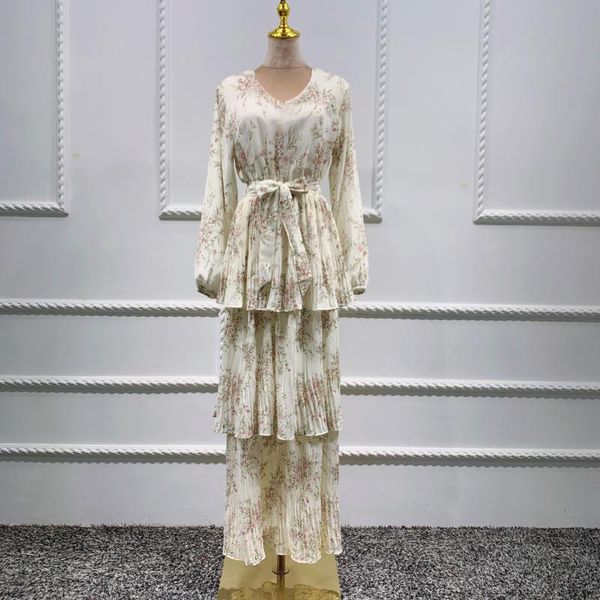 ethnic clothing autumn floral printed tiered long dress for women muslim fashion modesty full sleeves pleats dubai turkey islamic clothes ab, Red
ethnic clothing autumn floral printed tiered long dress for women muslim fashion modesty full sleeves pleats dubai turkey islamic clothes ab, Red
