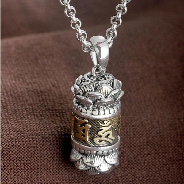 pendant necklaces fashion vintage necklace charm lucky jewelry spell six-character proverb sweater chain accessories wholesale, Silver
pendant necklaces fashion vintage necklace charm lucky jewelry spell six-character proverb sweater chain accessories wholesale, Silver