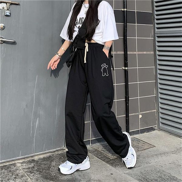 women's pants & capris with wide leg for women embroidered series trousers casual high waist drawstring cotton femme elegant, Black;white
women's pants & capris with wide leg for women embroidered series trousers casual high waist drawstring cotton femme elegant, Black;white