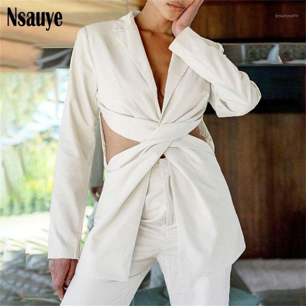 women's suits & blazers nsauye 2021 women elegant hollow out turn down collar shoulder pads long sleeve blazer autumn winter female ja, White;black
women's suits & blazers nsauye 2021 women elegant hollow out turn down collar shoulder pads long sleeve blazer autumn winter female ja, White;black