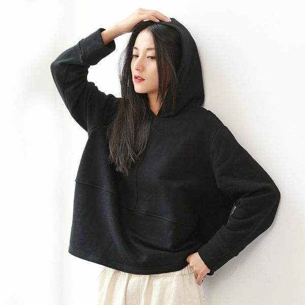 women's hoodies & sweatshirts autumn winter hooded cotton street style loose women casual long sleeve vintage sweatshirt girls cute bl, Black
women's hoodies & sweatshirts autumn winter hooded cotton street style loose women casual long sleeve vintage sweatshirt girls cute bl, Black
