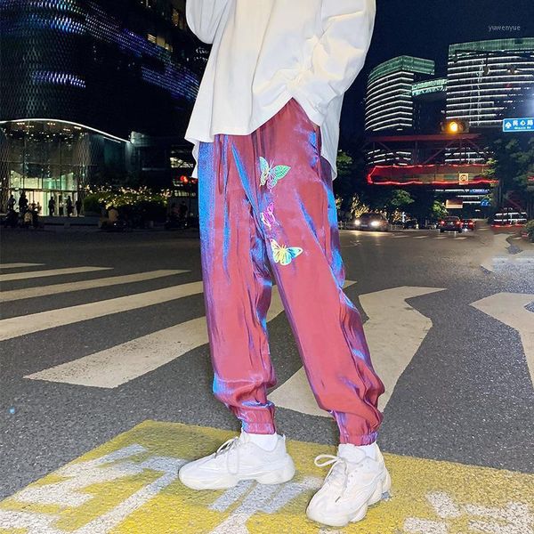 autumn colorful reflective butterfly printed pants men women korean style casual joggers hip hop harem men's, Black
autumn colorful reflective butterfly printed pants men women korean style casual joggers hip hop harem men's, Black