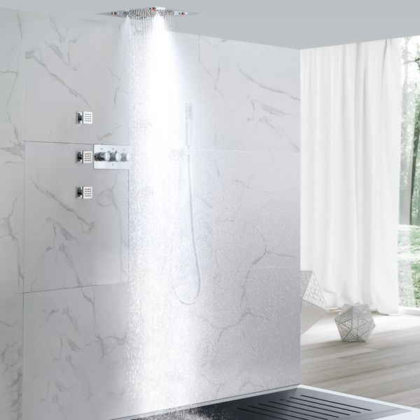 led shower faucet system 12 inch square hydro jet body massage jets chrome polished
led shower faucet system 12 inch square hydro jet body massage jets chrome polished