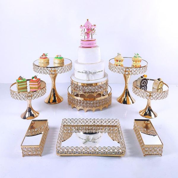 other bakeware crystal cake stand set metal mirror cupcake decorations dessert pedestal wedding party display tray
other bakeware crystal cake stand set metal mirror cupcake decorations dessert pedestal wedding party display tray