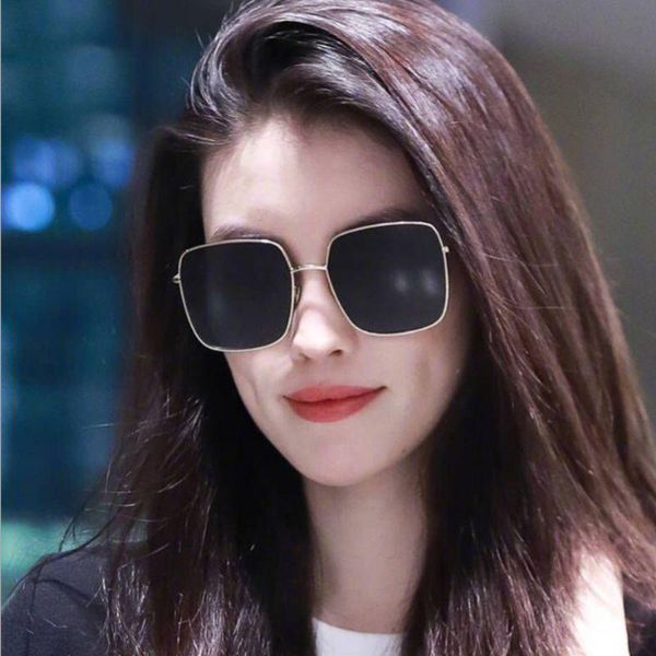 sunglasses square women brand designer metal frame big sun glasses fashion gradient shades female oculos uv400, White;black
sunglasses square women brand designer metal frame big sun glasses fashion gradient shades female oculos uv400, White;black