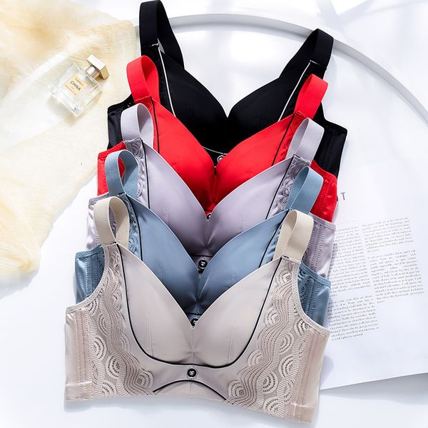 bras sets thin women's 200kg gathered big chest show small bra french lace full cup fat mm large underwear 58, Red;black
bras sets thin women's 200kg gathered big chest show small bra french lace full cup fat mm large underwear 58, Red;black