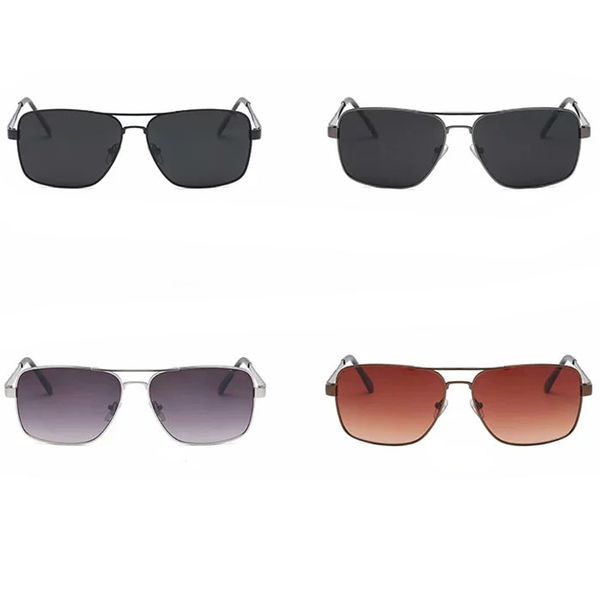 classic mens sunglasses for men sun glasses shades dark lens driving goggles 4 color coffee gray lenses black silver gold metal frames, White;black
classic mens sunglasses for men sun glasses shades dark lens driving goggles 4 color coffee gray lenses black silver gold metal frames, White;black