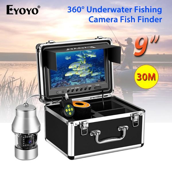 fish finder eyoyo ef360 9" underwater fishing camera video dvr 30m large color screen 360 horizontal panning ice
fish finder eyoyo ef360 9" underwater fishing camera video dvr 30m large color screen 360 horizontal panning ice