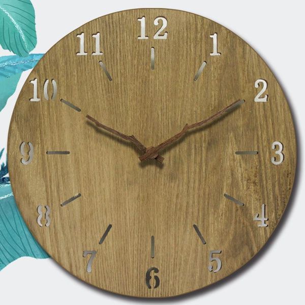 wooden wall 12 inches round clocks log home mute needle clock for living room bedroom decoration punch-free
wooden wall 12 inches round clocks log home mute needle clock for living room bedroom decoration punch-free