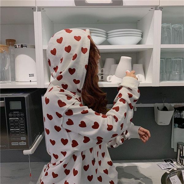 women's hoodies & sweatshirts 2021 cute heart print hoodie women japanese gothic loose casual autumn long sleeve high street punk japa, Black
women's hoodies & sweatshirts 2021 cute heart print hoodie women japanese gothic loose casual autumn long sleeve high street punk japa, Black