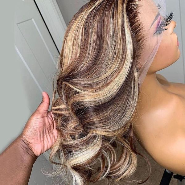 lace wigs highlight ombre body wave full 13x4 front human hair with baby brazilian for women preplucked hairline, Black;brown
lace wigs highlight ombre body wave full 13x4 front human hair with baby brazilian for women preplucked hairline, Black;brown