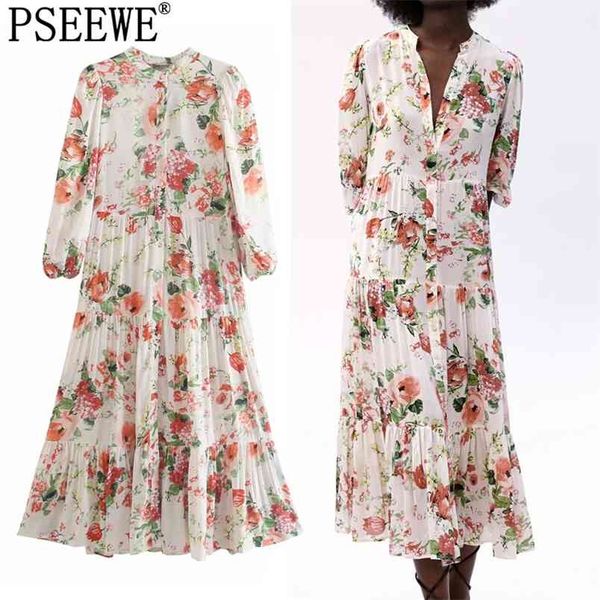 floral long dress women ruched ruffle puff sleeve midi summer woman chic cottagecore casual es 210519, Black;gray
floral long dress women ruched ruffle puff sleeve midi summer woman chic cottagecore casual es 210519, Black;gray
