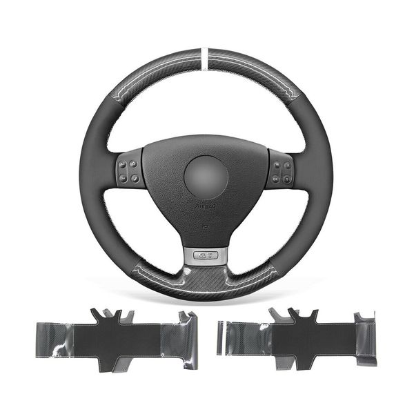diy custom black pu carbon fiber leather steering wheel cover for volkswagen jetta 2005-2009 / tiguan 2009-2010
diy custom black pu carbon fiber leather steering wheel cover for volkswagen jetta 2005-2009 / tiguan 2009-2010