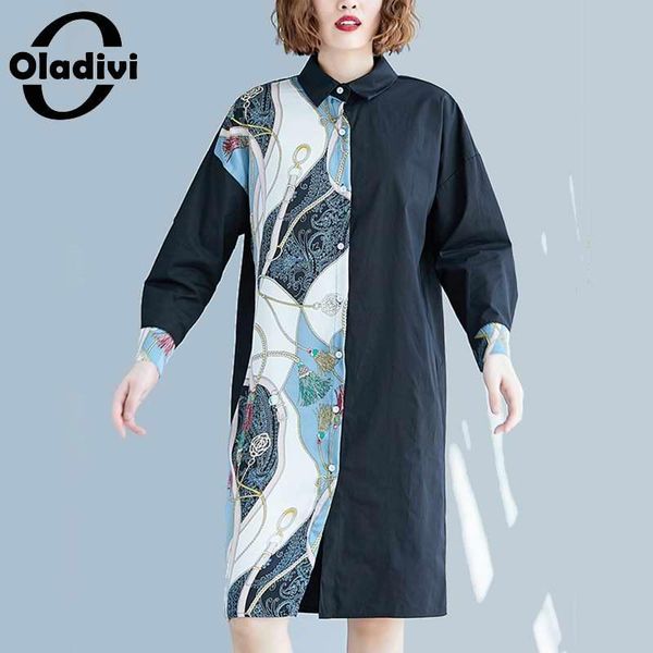 oladivi plus size wrist sleeve fashion print patchwork blouses women spring autumn casual shirts long tunic l xl xxl 3xl women's &, White
oladivi plus size wrist sleeve fashion print patchwork blouses women spring autumn casual shirts long tunic l xl xxl 3xl women's &, White